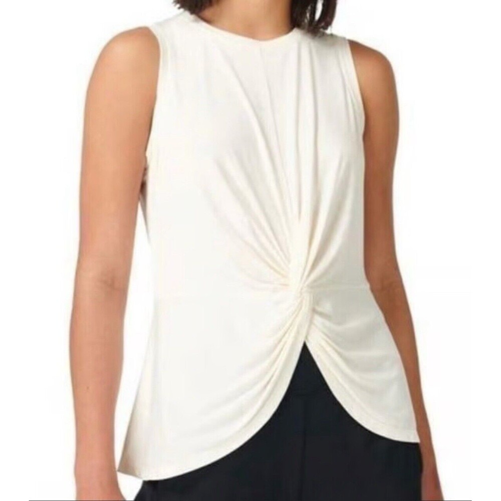 Sweaty Betty White Twist Front Tank Top